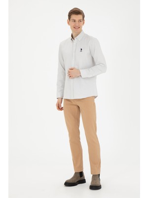 U.S. Polo Assn. Erkek Kum Pantolon (Kanvas-Chino) 50272348-VR085