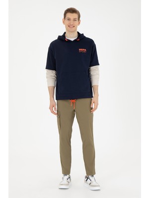 U.S. Polo Assn. Erkek Koyu Haki Pantolon (Kanvas-Chino) 50272343-VR111