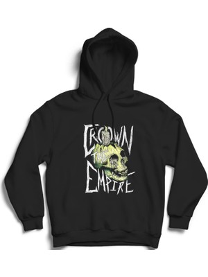 The Fame Crown The Empire, Rock Metal Müzik Grubu Kapüşonlu Sweatshirt Hoodie