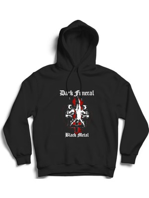 The Fame Dark Funeral, Black Metal, Rock Metal Müzik Kapüşonlu Sweatshirt Hoodie