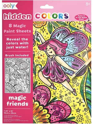 Ooly  Renksiz Ooly Hidden Colors Magic Paint Boyama Seti - Magic Friends