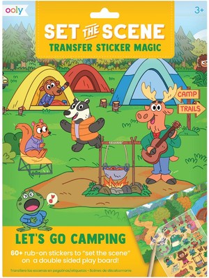 Ooly   Ooly Set The Scene Transfer Çıkartma Seti - Let’s Go Camping