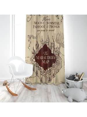 Adenka Home Harry Potter  Desen, Bebek ve Çocuk Odası Fon Perde
