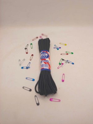 Çelik Siyah Yuvarlak Lastik 10METRE