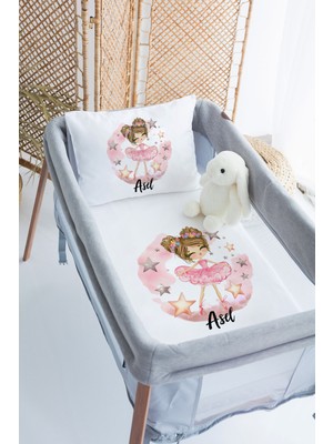 Lilabio %100 Delux Pamuk Isme Özel 70X120 Park Yatak Nevresim Takımı