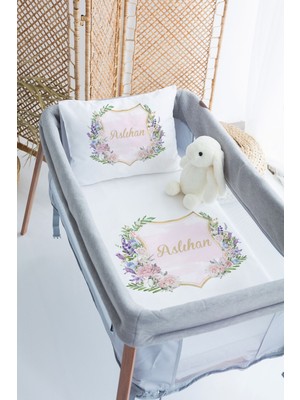 Lilabio %100 Delux Pamuk Isme Özel 70X120 Park Yatak Nevresim Takımı
