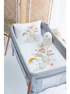 Lilabio %100 Delux Pamuk Isme Özel 70X120 Park Yatak Nevresim Takımı