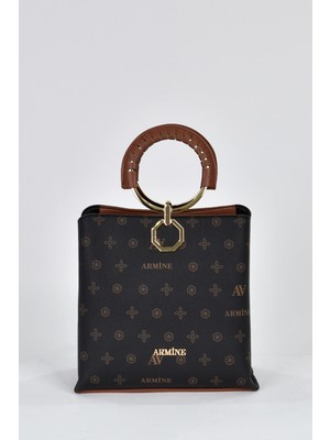 Armine Kadın 3 Bölmeli Omuz Askılı Çapraz Çanta Siyah 260