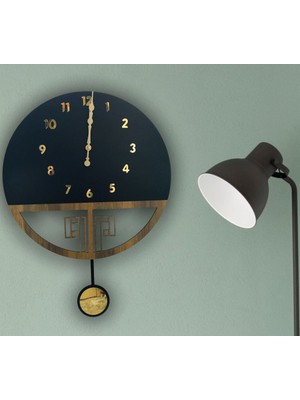 STE Desing Dmr Ahşap Duvar Saati, Ahşap Duvar Saati, Duvar Saati, Sessiz Duvar Saati, Wooden Wall Clock