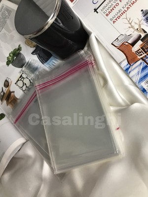 Casalinghi Kendinden Yapışkanlı Şeffaf Jelatin Poşet 10X15 (50 Adet)
