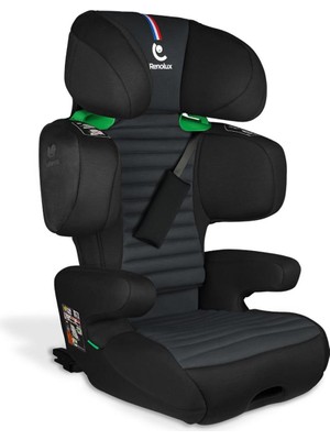 Renolux Renofix 2 Softness Isofix Oto Koltuğu 100 - 150 cm (15-36 Kg) Oto Koltuğu Siyah