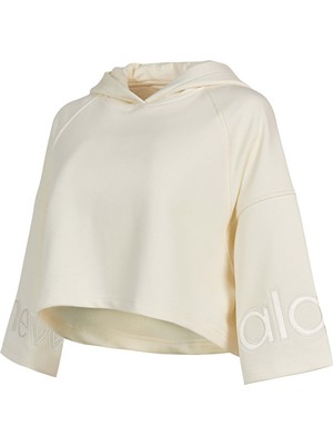 New Balance WNH1425 Beyaz Kadın Sweatshirt