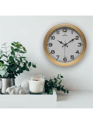 Galaxy Dekoratif Yuvarlak Duvar Saati 30 Cm Modern Tasarım ve Yüksek Hassasiyetli Mekanizma