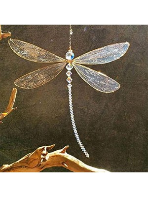 Passing Suncatcher Yusufçuk, Kristaller ile Küçük Dazzle Fly Dragonfly Güneş Yakalayıcı, Gökkuşağı Yapımcısı Kolye Pencere Asılı Süsleme (Yurt Dışından)