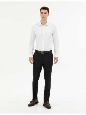 Pierre Cardin Erkek Beyaz Slim Fit Uzun Kollu Gömlek 50282965-VR013