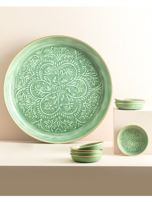 Madame Coco Rosalie 8 Parça Tabak Seti - Soft Yeşil