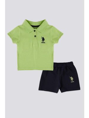 U.S. Polo Assn. Erkek Çocuklar İçin Yeşil Lisanslı Bebek Takımı Şıklık ve Konfor Sunar