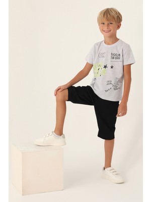 Rolypoly Erkek Çocuk Gri Kapri Takım