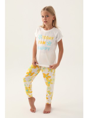 RolyPoly Today Krem Kız Çocuk Pijama Takımı