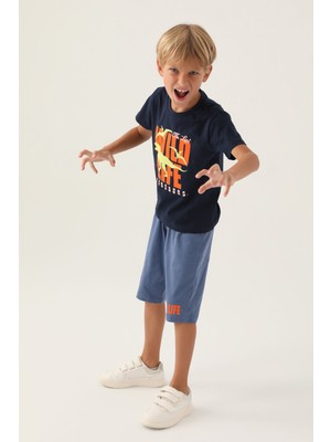 RolyPoly The Last Lacivert Erkek Çocuk Kapri Takım