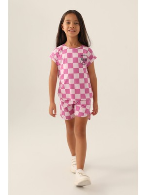 RolyPoly Champion Mor Kız Çocuk Şort Takım