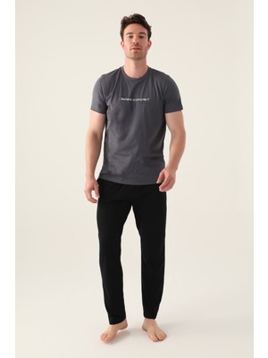 Arnetta Yours Antrasit Erkek Pijama Takımı