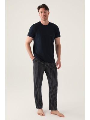 Arnetta Erkek Mavi Pijama Takımı