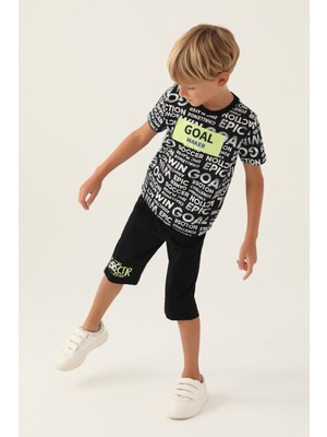 Rolypoly Erkek Çocuk Siyah Kapri Takım