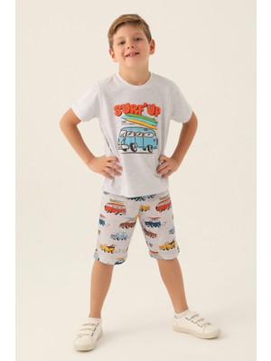 RolyPoly California Beach Kar Melanj Erkek Çocuk Bermuda Takım