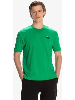 Kappa Authentic Space Jump  Erkek Yeşil T-Shirt 371S8FW-D16