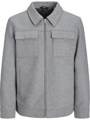 Jack & Jones Jjemorrıson Wool Jacket Sn Dark Grey