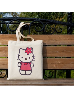 Cemira Hello Kitty Tasarım Bez Çanta