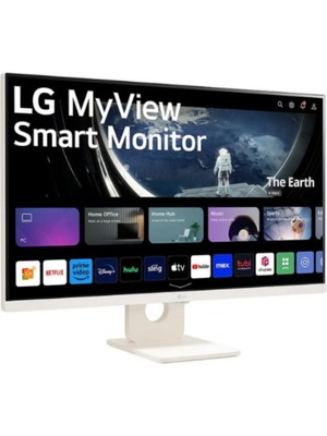 Lg Myview 27SR50F-W 27 Inç  Fhd 60Hz 14MS Webos IPS Smart Monitör