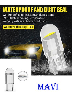 Meyzone T10 LED Dipsiz Mavi Park Tavan Plaka Ampülü Yüksek Parlaklık ve Modern Tasarım