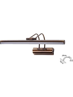 AC Aydınlatma 6W Eskitme Flüt Aplik 3200K (Sarı Işık)