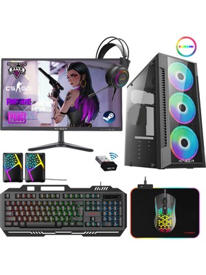 Xaser XSR283 I5 2400 8gb Ram 256GB SSD 4gb GT730 Ekran Kartı 21.5" Oyuncu Tavsiye Sistem