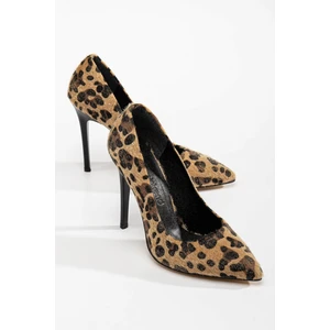 Kadın Stiletto Leopar