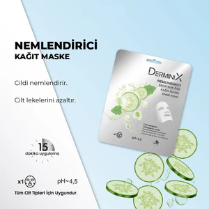 Nemlendirici Kağıt Maske Salatalık Özü