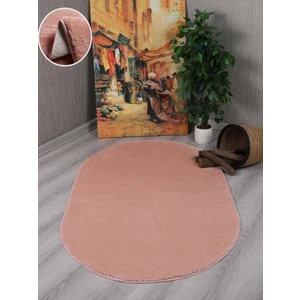 My Evilla Modern Dekoratif Kaymaz Taban Rabbit Oval Halı Yolluk