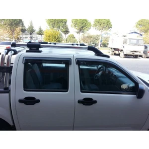 Ford Ranger 4'lü 2006-2012 Model Transparan Cam Rüzgarlığı Kuzgun