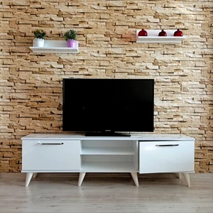 Mobilya Sepeti ( Ms 80 ) Mdf Tv Ünitesi Dolabı,raflı,beyaz