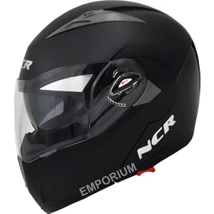 Çene Açılır Mat Kask