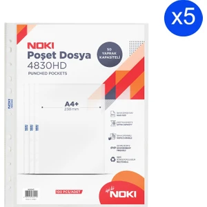 Hd Poşet Dosya 100'lü 4830HD 5 Adet