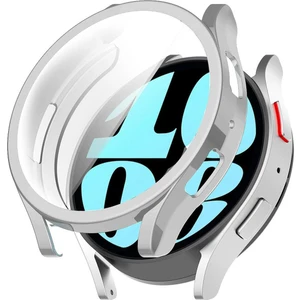 Samsung Galaxy Watch 6 44MM Uyumlu Kasa ve Ekran Koruyucu 360 Tam Koruma Silikon Kılıf