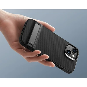 Kasi Elektronik Apple iPhone 15 Standlı Şeffaf Kılıf