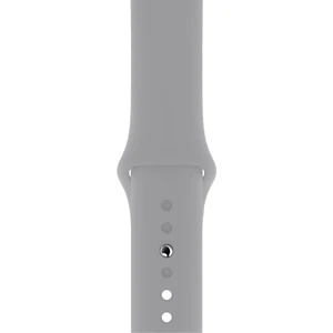 Apple Watch Seri 1/2/3/4/5/6/7/8/se/ultra 38MM 40MM 41MM Kordon Kayış Bileklik Klasik Silikon Gri