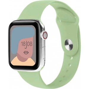 Apple Watch Seri 1/2/3/4/5/6/7/8/se/ultra 38MM 40MM 41MM Kordon Kayış Bileklik Klasik Silikon Fıstık Yeşili
