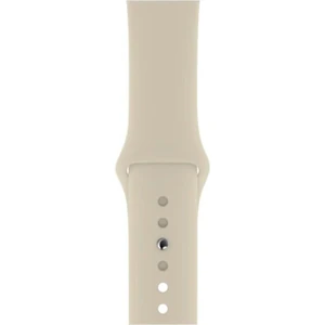 Apple Watch Seri 1/2/3/4/5/6/7/8/se/ultra 42MM 44MM 45MM 49MM Kordon Kayış Bileklik Klasik Silikon Krem