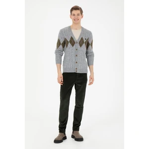 U.S. Polo Assn. Erkek Koyu Yeşil Pantolon (Kanvas-Chino) 50272255-VR079