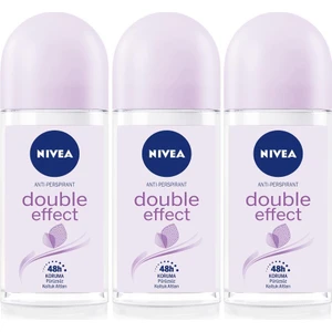 Kadın Roll-On Deodorant Double Effect 50ML, 48 Saat Koruma, X3 Adet
